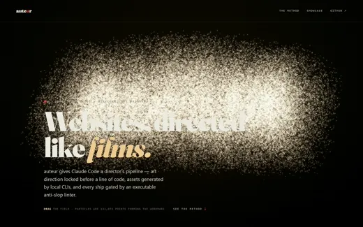 Экран проекта auteur